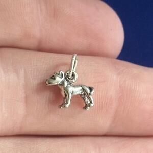 Sterling Silver American Staffordshire Terrier Charm